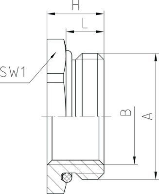 Jacob Sechskantreduktion M25M20/6/OM