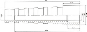 EFB-Elektronik Kabelknickschutzhülle RG 58 52527.4gn
