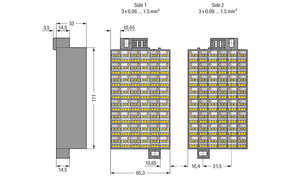 WAGO GmbH & Co. KG Rangierwabe 48-polig Druck 1-48,dgr 726-421