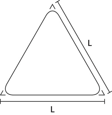 HellermannTyton Warnschild allgem. Warnzeichen 597-66233(VE5)
