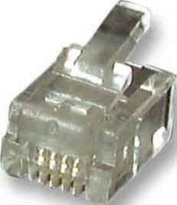 EFB-Elektronik Modular-Stecker RJ11 f.Rundkbl.,ungesch. 37516.1-100 (VE100)