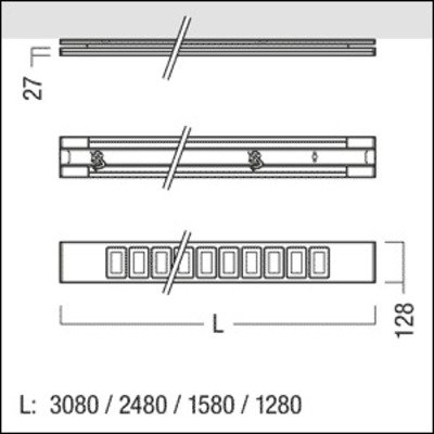 Zumtobel Group LED-Tragschienenleuchte 840 CLEVO MSC #42191039