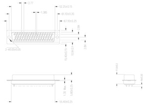 EFB-Elektronik D-Sub Buchse 50pol. verzinntes Gehäuse 28617.1