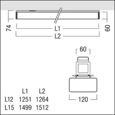 Zumtobel Group Tragschienenleuchte 940, weiß ECOOS24400 #42191044