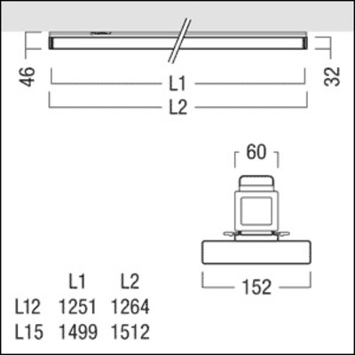 Zumtobel Group Tragschienenleuchte 940, weiß ECOOS2SLIM #42956206