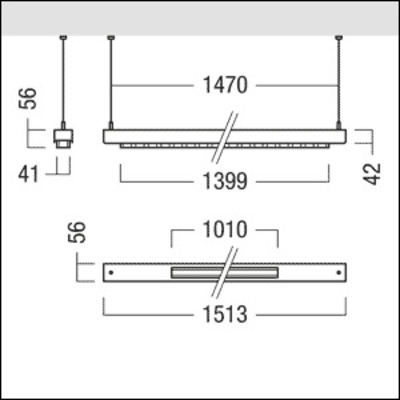 Zumtobel Group Pendelleuchte 935 IZURA D/I #70515424
