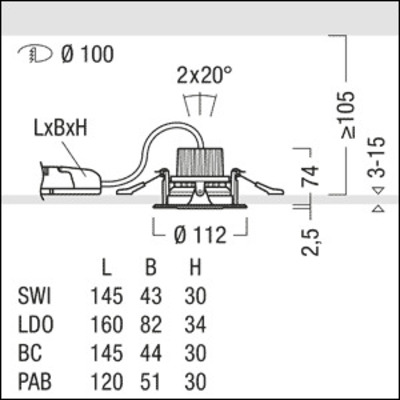 Zumtobel Group LED-Downlight 930, weiß MICROS2 R #60819380