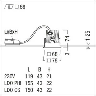 Zumtobel Group LED-Downlight 930, weiß PANOS R Q #62927988