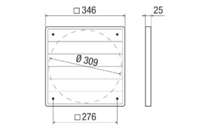 Maico Verschlussklappe Nennweite 300 AS 30 Ex
