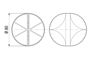 Maico Sturmsicherung ALDS 125/160 Maico Sturmsicherung ALDS 125/160