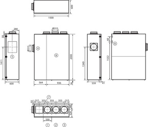 Maico Schullüftung 570cbm/h/Standm. geniovent.x600SBLGK3