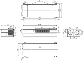 Maico Schullüftung 830cbm/h/freih. geniovent.x900FLGSO