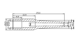 EFB-Elektronik Knickschutztülle 3mm, schwarz 53202.32