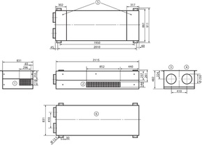 Maico Schullüftung 830cbm/h/freih. geniovent.x900FLGSU