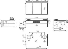 Maico Schullüftung 870cbm/h/freih. geniovent.x900HDEK2