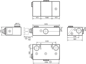 Maico Schullüftung 870cbm/h/freih. geniovent.x900HDEK3