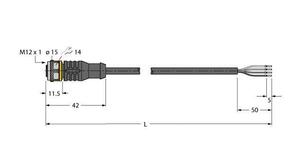 Turck Aktuator- u. Sensorleitung PVC RKC4.4T-2/TEL
