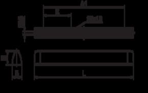 Ridi-Leuchten LED-Spiegelleuchte SPN-R1X055/15ND