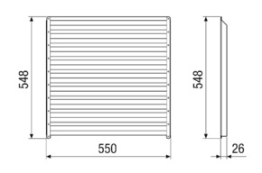 Maico Partikelabscheider MV4512 geg.Grobkornpartikel PAS-MV4512-V-LV