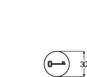 Busch-Jaeger Tastersymbol Klingel 2144 KI