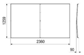 Maico Regendach MV4516H für Außenaufstellung RD-MV4516-H-RF