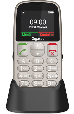 Gigaset Mobiltelefon GL395 Silver