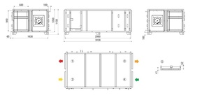 Maico Kompaktgerät MV4540HLMode 4000cbm/h/li/horiz. RLT4000MV4540HL4
