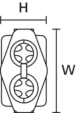 HellermannTyton Gel-Kabelgarnitur V32.5 P1 PA66V0BK10 Relilight #435-01655