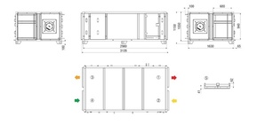 Maico Kompaktgerät MV4540HRMode 4000cbm/h/re/horiz. RLT4000MV4540HR4