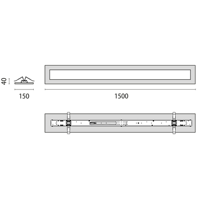 Performance in Light LED-Einbauleuchte 4000K 3123287