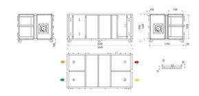 Maico Kompaktgerät MV4555HRPH 5500cbm/h/re/horiz. RLT5500MV4555HRPH4
