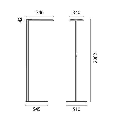 Performance in Light LED-Stehleuchte HCL 3123790