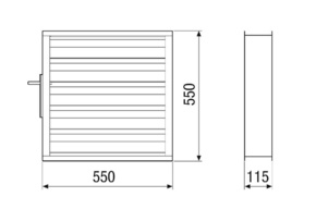 Maico Verschlussklappe motorisch VKM-MV4512-V-DA