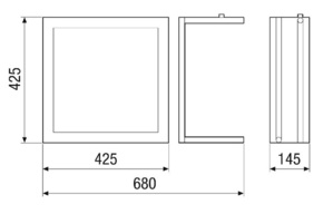 Maico Wasserheizregister 3 Variante 3 WH-MV4516-V-HC3 4NC