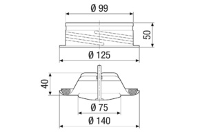 Maico Tellerventil für Abluft, DN 100 TFA 10