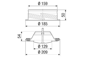 Maico Tellerventil für Abluft, DN 160 TFA 16