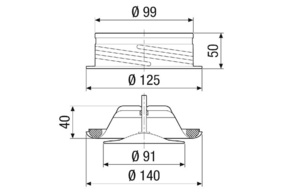 Maico Tellerventil für Zuluft, DN 100 TFZ 10