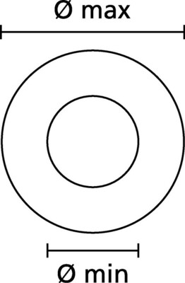 HellermannTyton Kennzeichnungstülle /", gelb, ovalgr HODS85-/-PVC-YE-M4