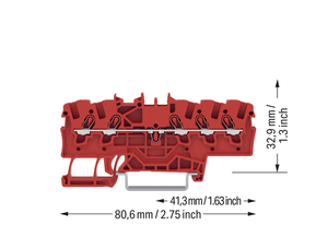 WAGO GmbH & Co. KG 5-L-Durchgangsklemme 2001-1503
