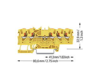 WAGO GmbH & Co. KG 5-L-Durchgangsklemme 2201-1506