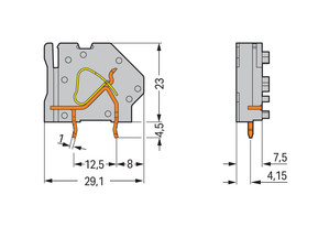 WAGO GmbH & Co. KG Leiterplattenklemme Anreihbar 745-833/999-950