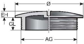 Murrplastik Blindstopfen BSTK M20x1,5 sw