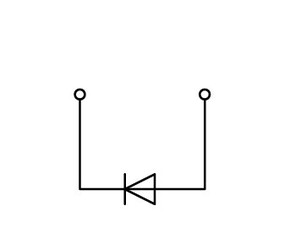 WAGO GmbH & Co. KG 1-Leiter/1PinBauelementkl. Anode rechts,grau 769-238/281-411