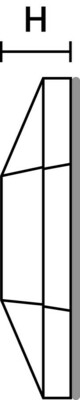 HellermannTyton Befestigungssockel 28x28mm, schwarz MB4APT-I PA66 BK 100