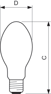 Philips Lighting Entladungslampe 100W E40 SON APIA Plus 100W