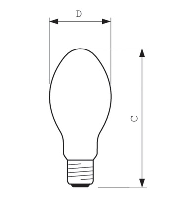 Philips Lighting Entladungslampe 150W 828 CDO-ET 150W/828 E40