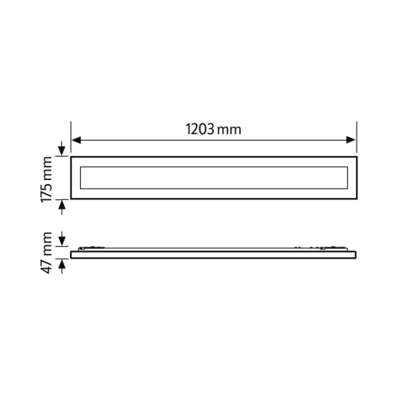 ESYLUX LED-Deckenleuchte TW, DALI2, EB 3h LENJA CL #EO10850745