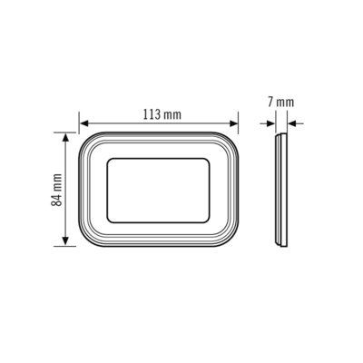 ESYLUX Ersatz-Frontscheibe SUN OFL/ #EL10810398