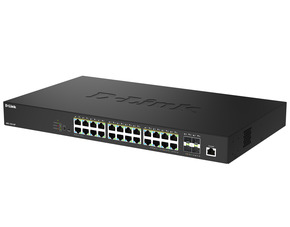 DLink Deutschland 28-Port Gigabit Switch 2.5G, PoE++ DMS-1250-28P/E