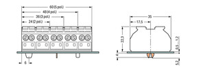 WAGO GmbH & Co. KG 4-Leiter-Geräteanschlussk. ohne PE-Kontakt 862-1503
